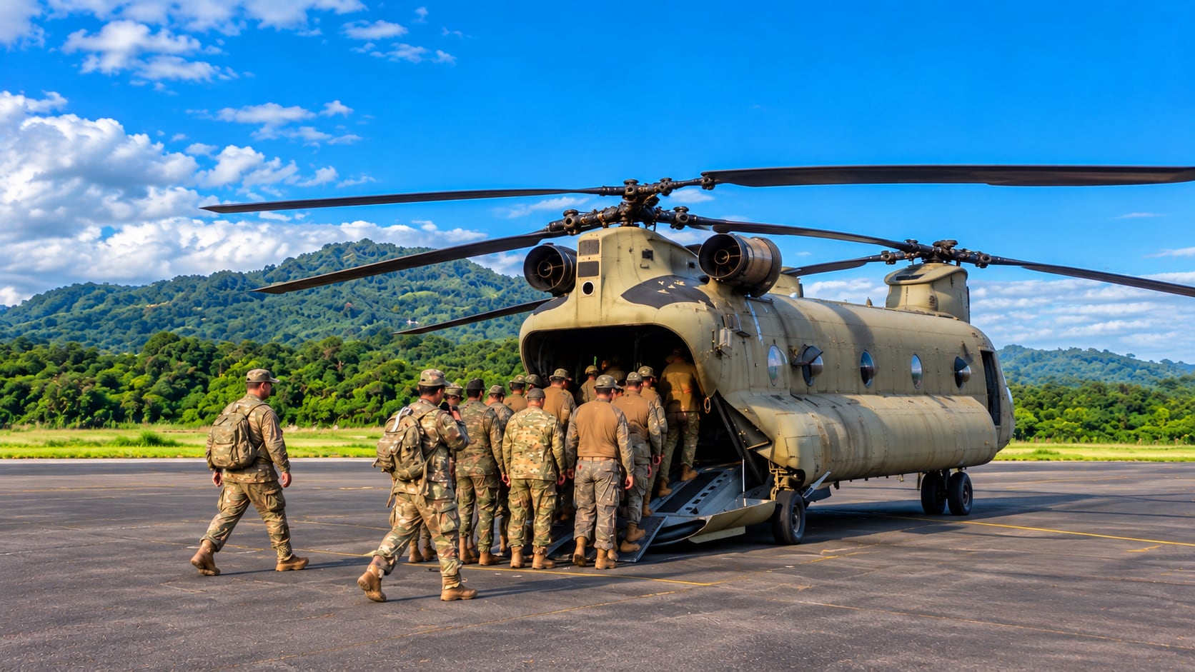 EE. UU. envía helicóptero Chinook con ayuda a zonas de Panamá afectadas por sismo de magnitud 7,5