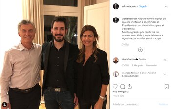 Lacroix compartió imágenes del encuentro