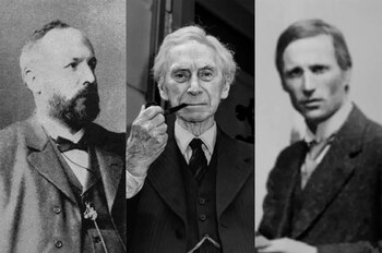 Georg Cantor, Bertrand Russell y