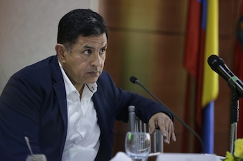 Jorge Iván Ospina, actual interventor de la Nueva EPS, enfrenta once investigaciones judiciales por presunta corrupción en Cali - crédito Sergio Acero/Colprensa