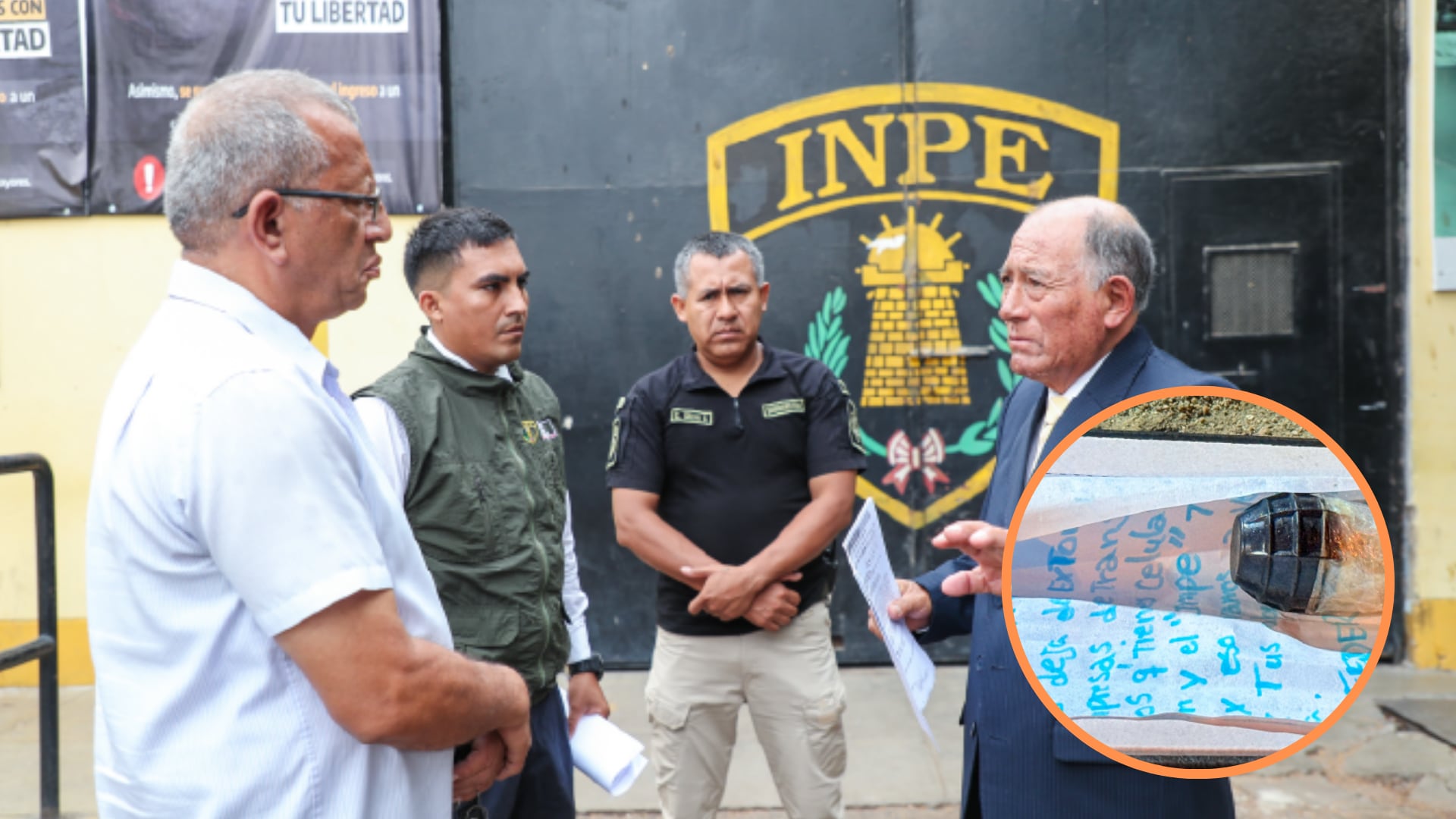 Tras el hallazgo registrado al amanecer, el INPE inició diligencias internas y aisló preventivamente al recluso mencionado, mientras Policía y Fiscalía investigan el origen del hecho. Composición: Infobae