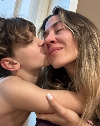 Jimena Barón se mostró emocionada