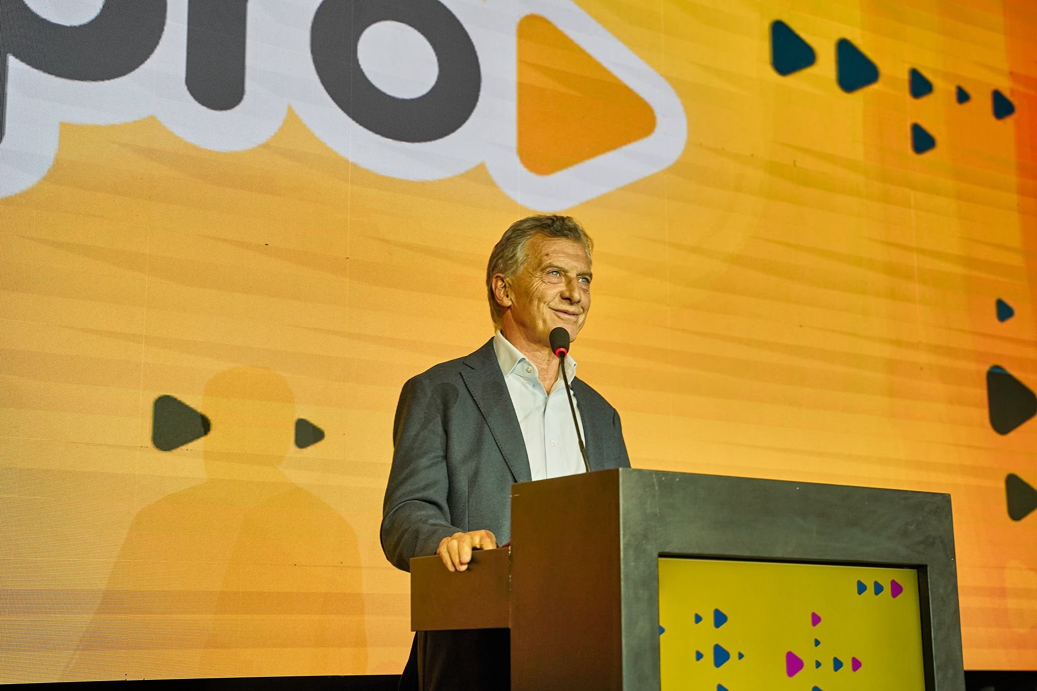 Macri durante su discurso en Mendoza (X: @proargentina)