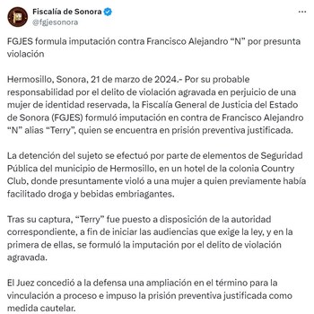 El compositor estará preso a