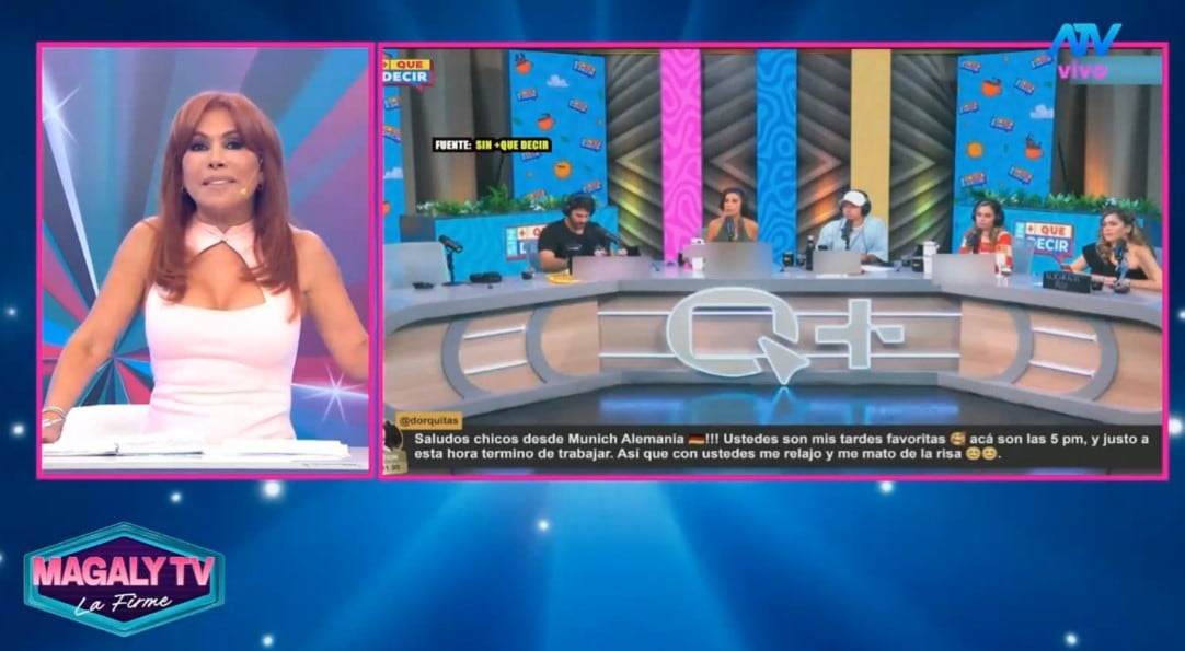 Magaly Medina lanza contundente reflexión sobre las críticas y respalda a María Pía Copello: “Esto no funciona de esta manera”. Captura: Magaly TV La Firme.