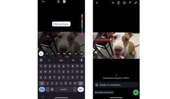 La letra y el resaltado