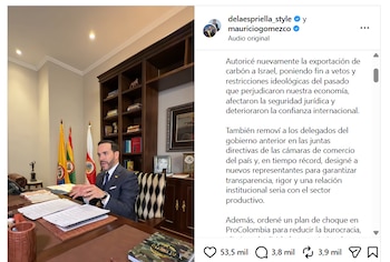 Abelardo de la Espriella removió a los delegados del gobierno anterior en las juntas directivas de las cámaras de comercio del país - crédito @delaespriella_style/X