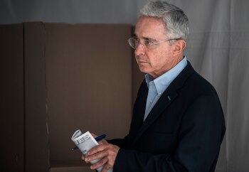 El ex presidente y senador de Colombia, Álvaro Uribe Vélez. (EFE/Juan Zarama Perini/Archivo)