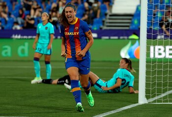 La delantera del FC Barcelona,