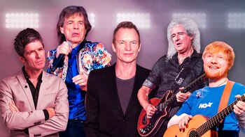 Noel Gallagher, Mick Jagger, Sting,
