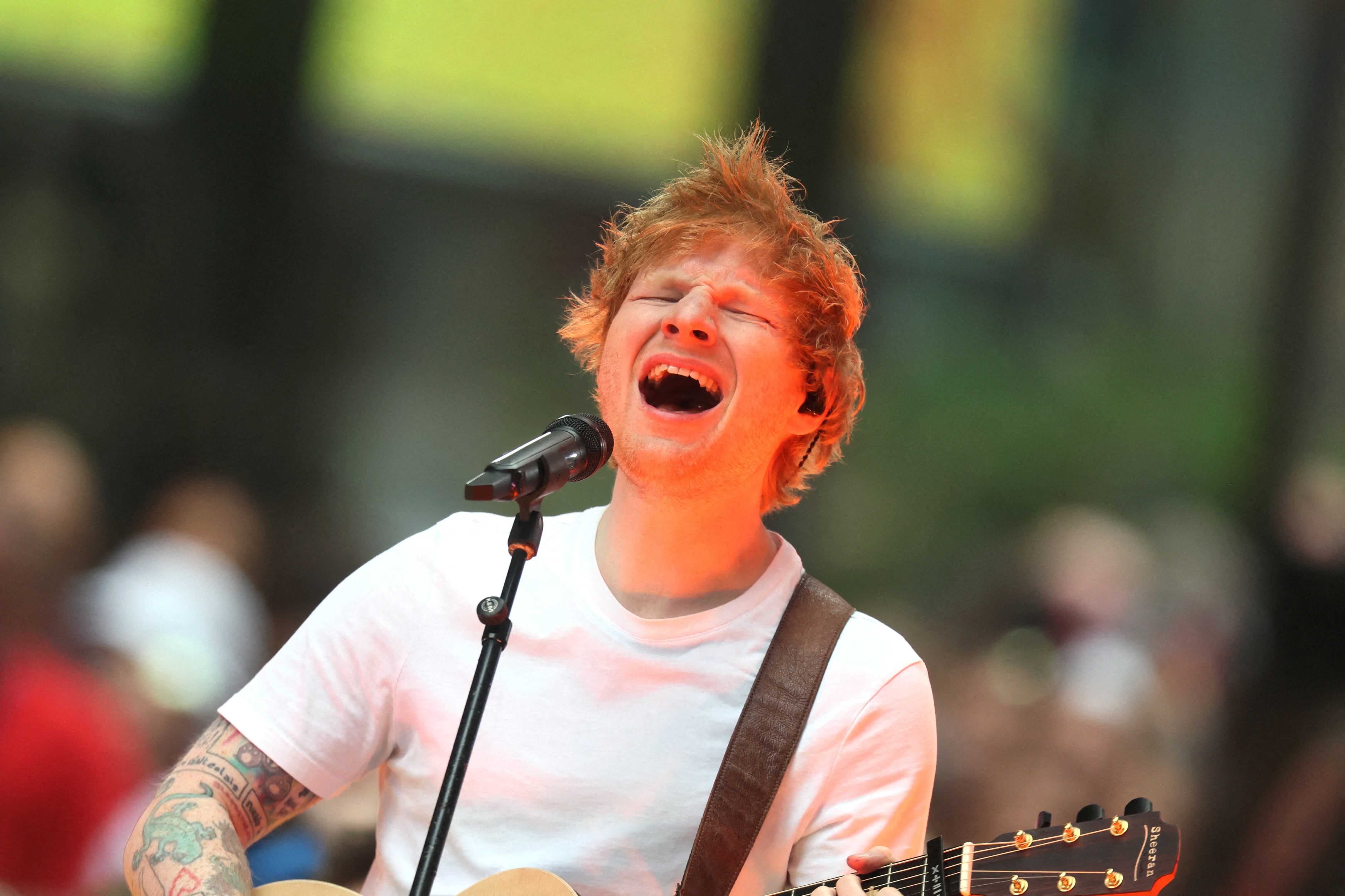 Ed Sheeran se encuentra en una batalla legal por los derechos de autor de una de sus obras más importantes. (REUTERS/Brendan McDermid/File Photo)