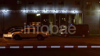 entrada Lázaro Báez a cárcel ezeiza