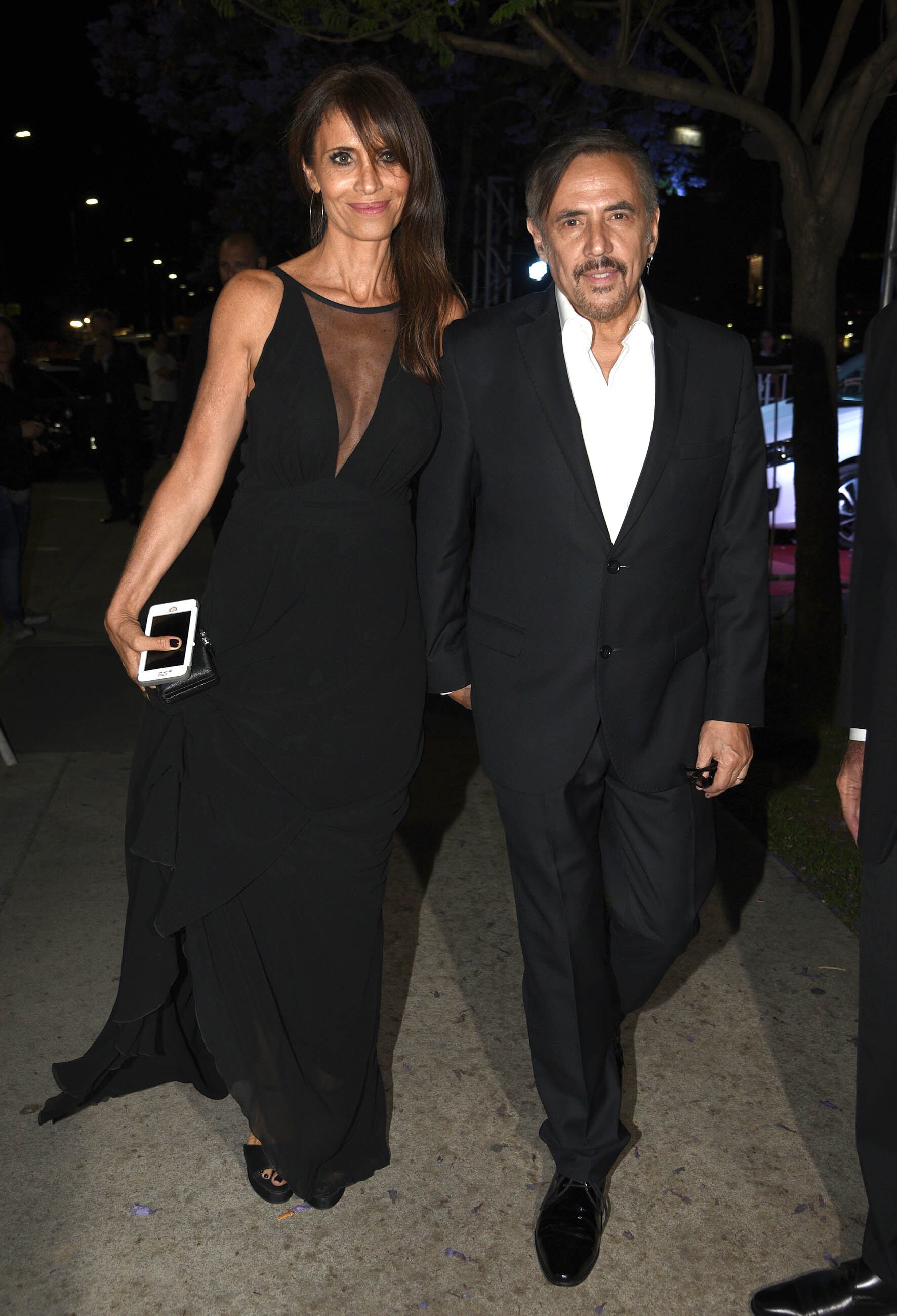 Alejandro Lerner y su esposa Marcela García Ibañez, con quien tiene dos hijos