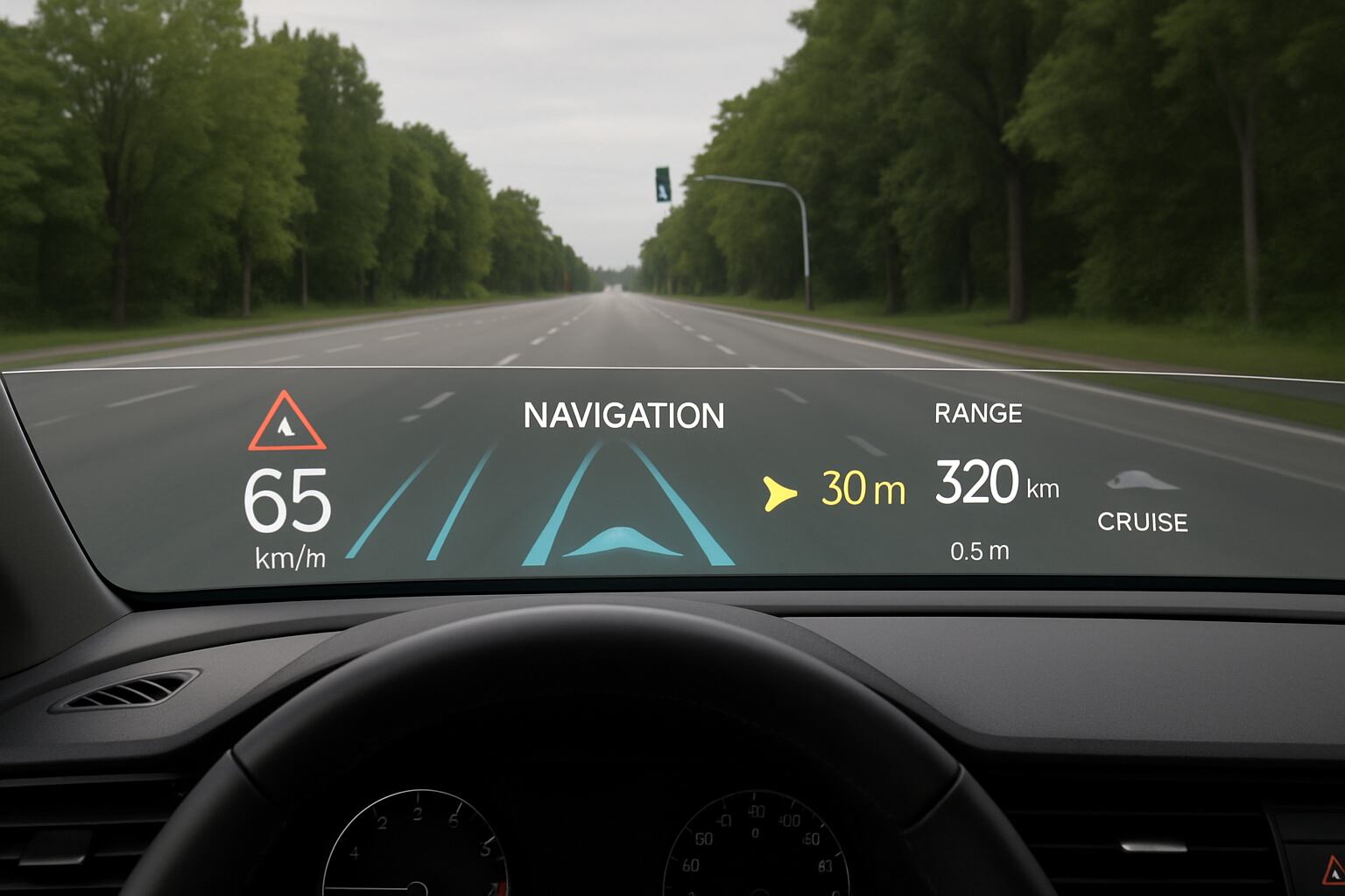 BMW plantea poner el parabrisas la información del tablero del auto. (Imagen Ilustrativa Infobae)