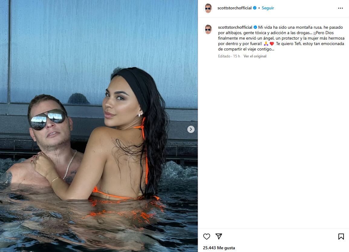 Productor de Justin Timberlake oficializa su relación con Tefi Valenzuela. (Foto: Captura de IG)