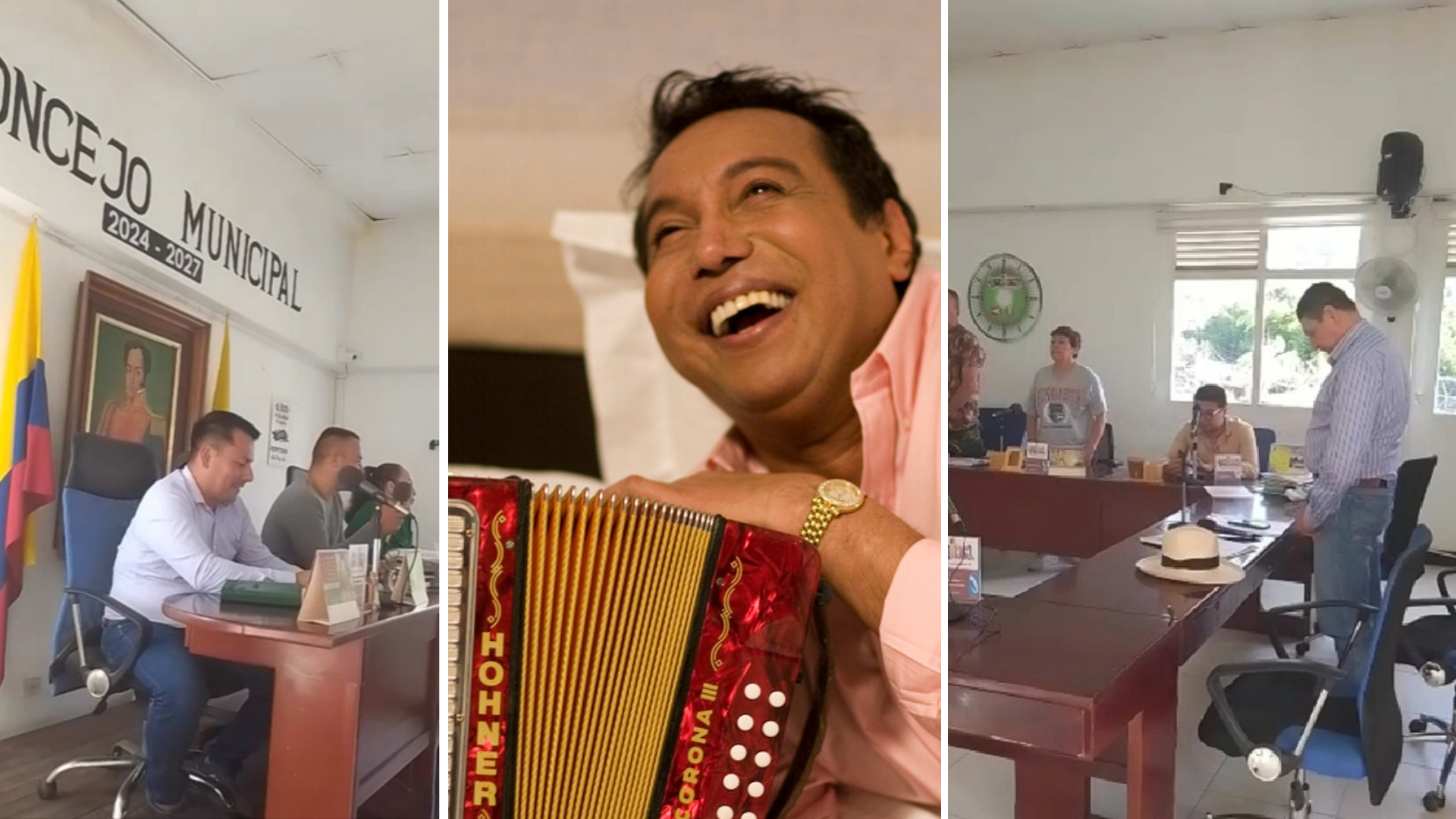 Seis de los nueve concejales presentes votaron a favor de incluir el homenaje al cantante vallenato en el orden del día oficial - crédito Concejo de Cachipay/Colprensa