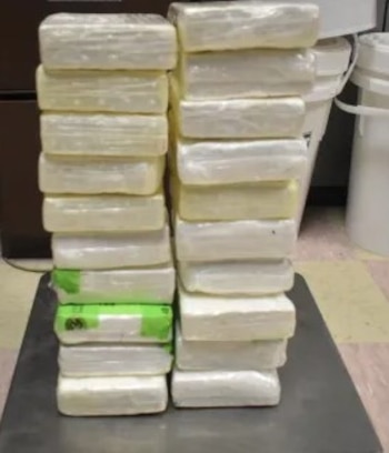 Cocaína decomisada en frontera de