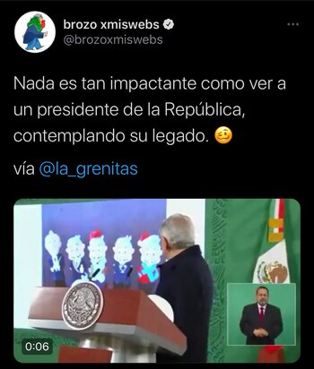 El productor compartió un video