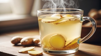 Cómo ayuda la infusión de jengibre a aliviar el dolor de garganta
