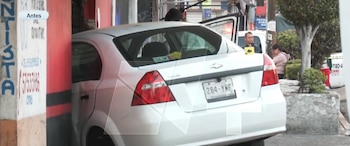 El conductor murió tras ataque a balazos en la avenida San Juan de Aragón Foto: Captura de pantalla Nmas