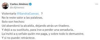 El periodista pidió probarse las