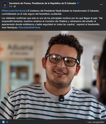 La artista colombiana es solo