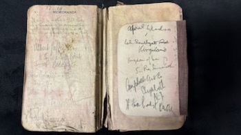 La libreta que apareció entre