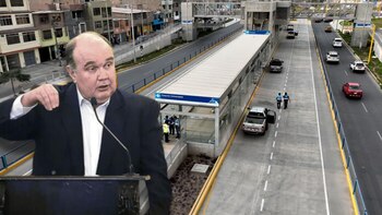 El alcalde Rafael López Aliaga