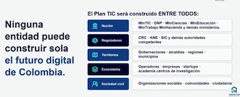 El nuevo Plan Nacional TIC medirá empleo generado, ingresos en hogares conectados y oportunidades en regiones apartadas y no solo cobertura o diplomas entregados.