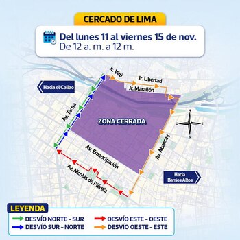 Gráfico realizada por la Municipalidad de Metropolitana de Lima.