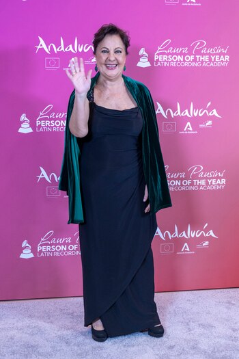 Carmen Linares en el photocall