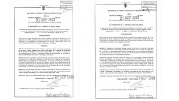 Con estas resoluciones se aceptaron