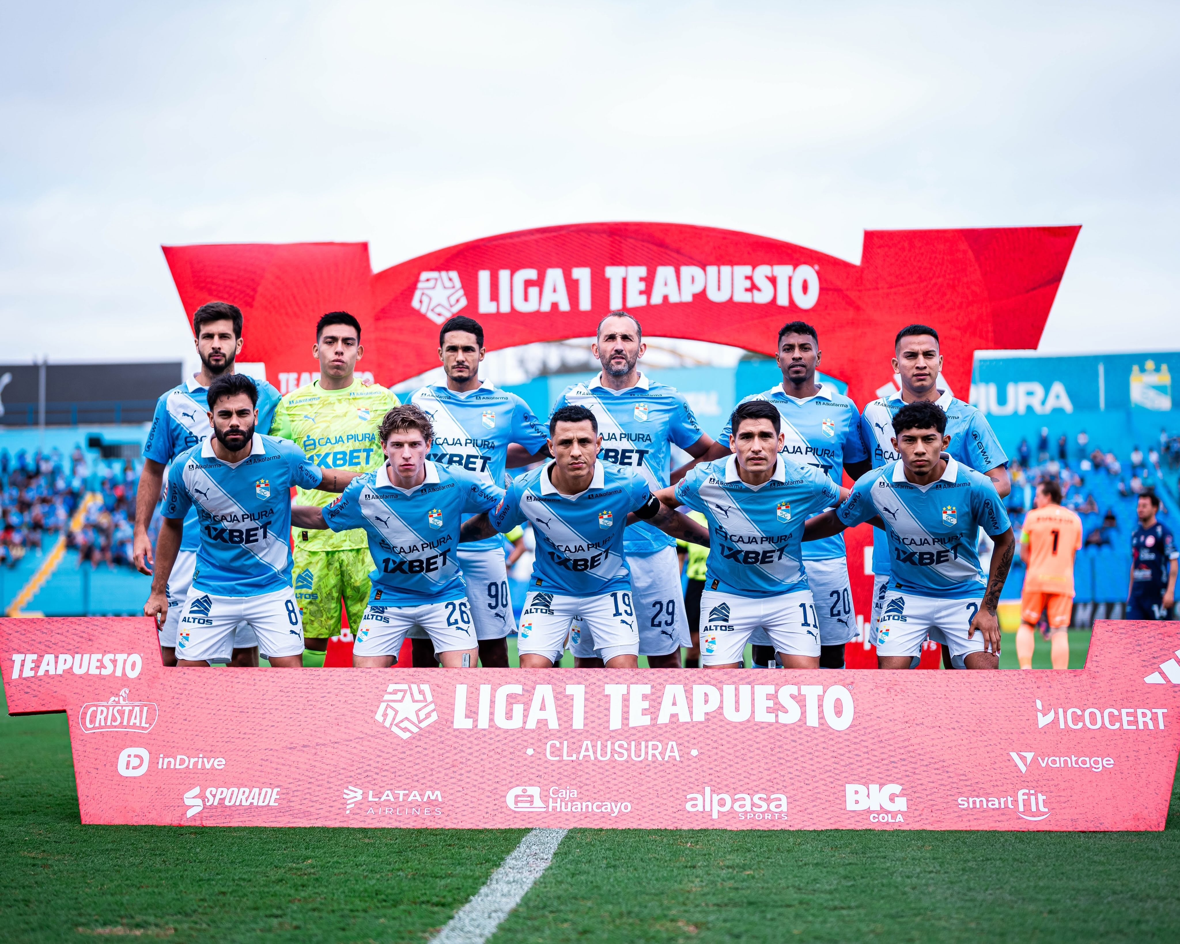 El once titular de Sporting Cristal que suele perfilar Roberto Mosquera en el 2026. - Crédito: Difusión