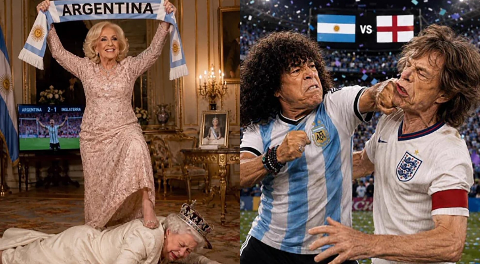 El triunfo de Argentina sobre Inglaterra por 2-1 en la semifinal del Mundial 2026 desató una ola de memes en X e Instagram (X)