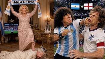 Mirtha Legrand y La Mona Jiménez, grandes protagonistas de los memes del triunfo de Argentina contra Inglaterra