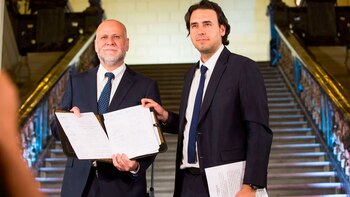 El presidente del Senado, Álvaro