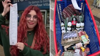 Mostraron la lista de compras