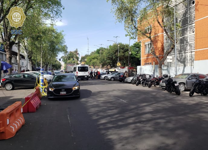 Se restablece la circulación en ambos sentidos de Av. Dr. José María Vértiz (OVIAL_SSCCDMX)