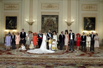 Los actuales reyes Felipe y