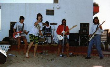 Callejeros en sus comienzos: recital