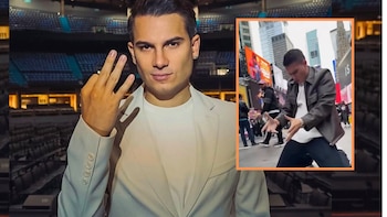 El cantante colombiano celebró su