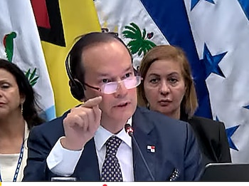 El canciller Javier Martínez-Acha defendió la independencia de los órganos del Estado y recordó que las decisiones judiciales deben ser respetadas por el Ejecutivo. Captura de video