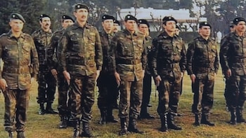 Mucho antes de la guerra, Lauria ya perseguía una meta que parecía inevitable. “Toda mi vida quise ser militar”, recuerda (Foto: archivo Lauria)