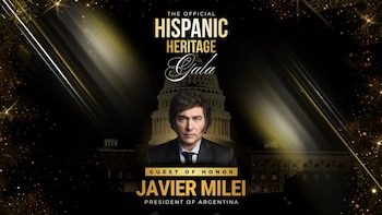 Javier Milei fue invitado a participar de una conferencia por el Mes de la Herencia Hispana en Estados Unidos