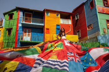 Amsterdam Rainbow Dress