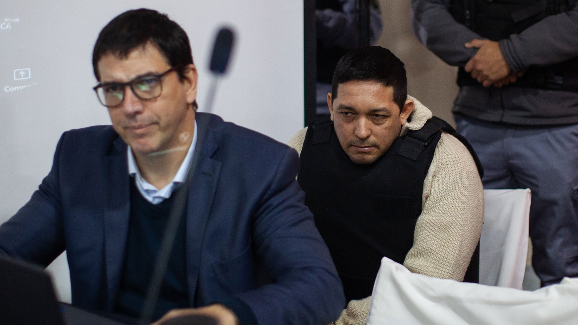 Antonio Benítez, en una de las audiencias del juicio por la desaparición de Loan