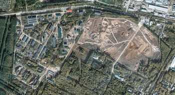 Una imagen de satélite muestra