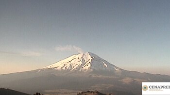 El volcán Popocatépetl registró 102 exhalaciones en las últimas horas