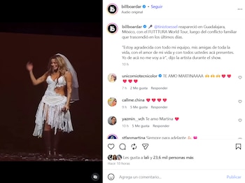Lali Espósito marcó con un “me gusta” la publicación del momento y los fandoms interpretaron ese gesto como una señal de respaldo