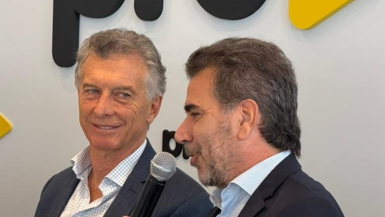 Mauricio Macri y Cristian Ritondo. Ambos se reunieron esta semana en la sede del PRO en la calle Balcarce